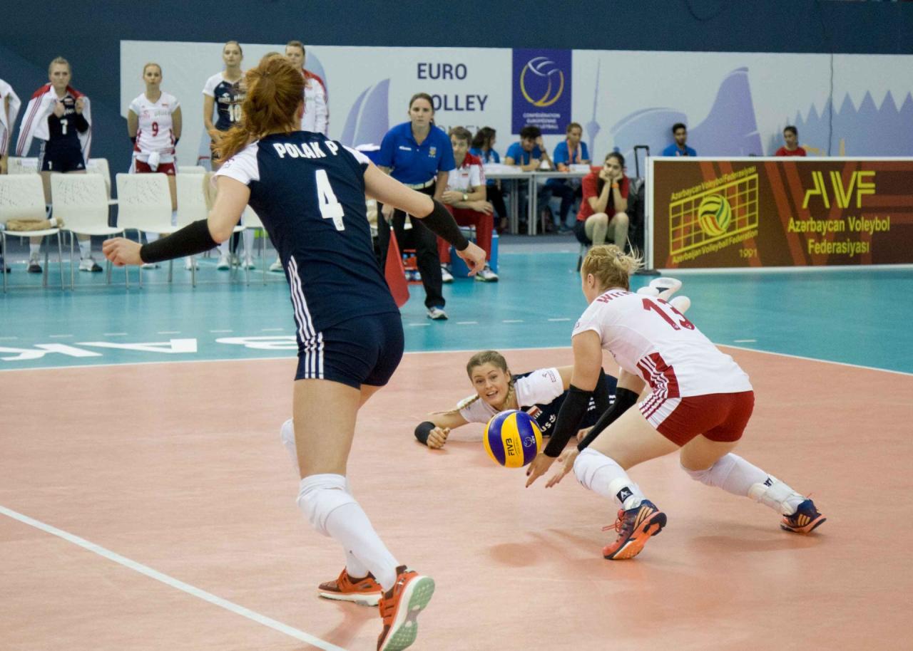 В Баку продолжается чемпионат Европы по волейболу