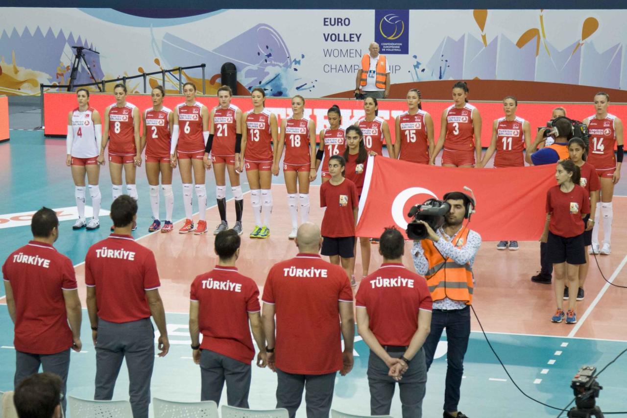 В Баку продолжается чемпионат Европы по волейболу