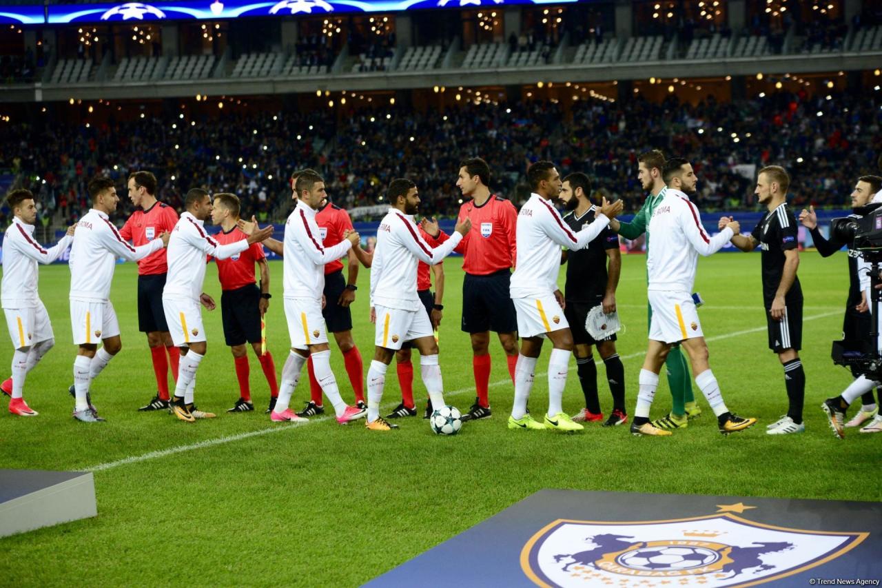 Лига чемпионов: Завершился матч "Карабах" - "Рома"