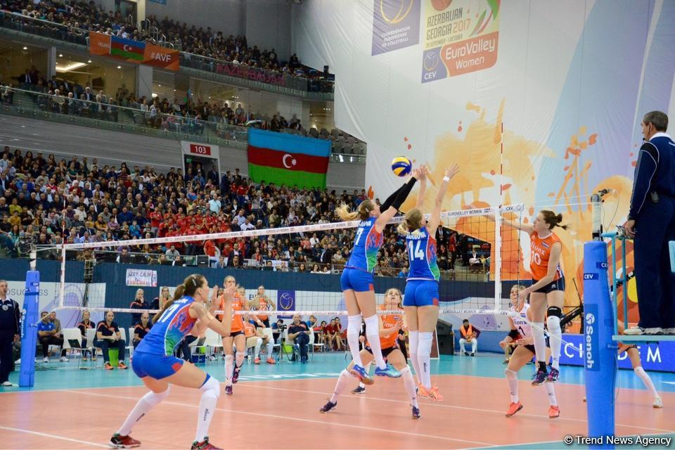 Азербайджанские волейболистки сыграют в матче за третье место Евро-2017