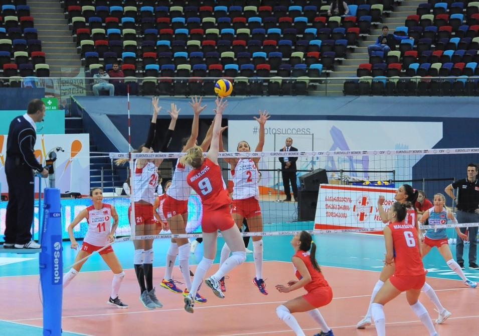 Азербайджанские волейболистки встретятся со сборной Турции в матче за третье место