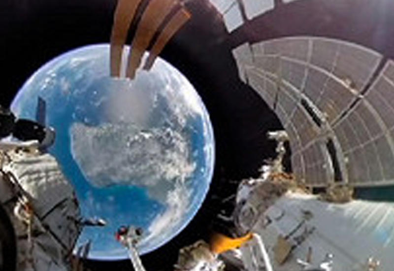 Опубликовано первое в истории панорамное видео из открытого космоса