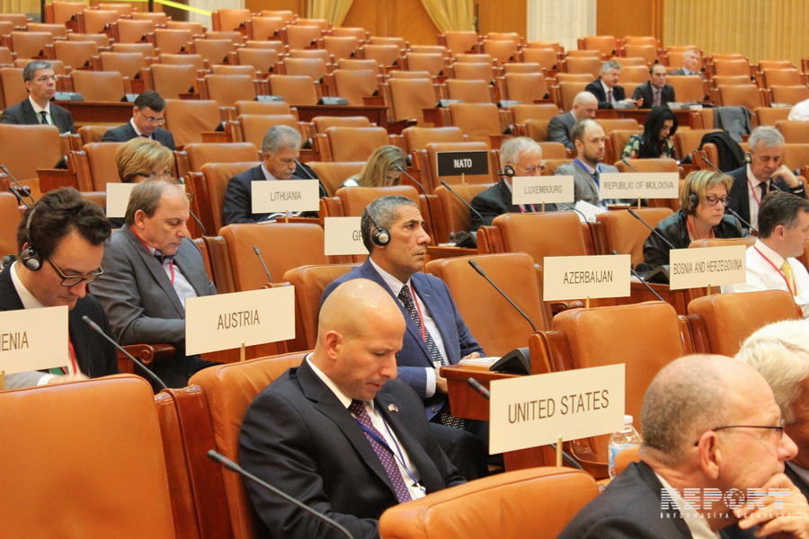 Azərbaycanlı deputat NATO PA-da Ermənistanın işğalçı siyasətindən danışdı