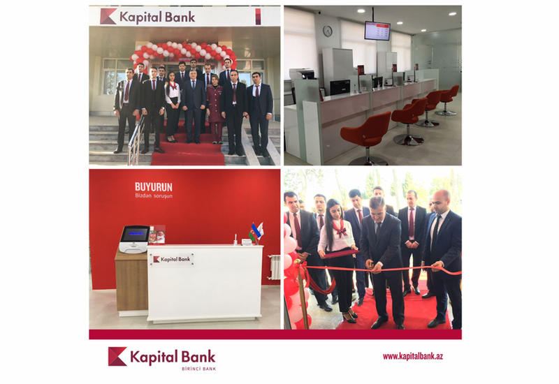 Kapital Bank открыл обновленный филиал Тертер