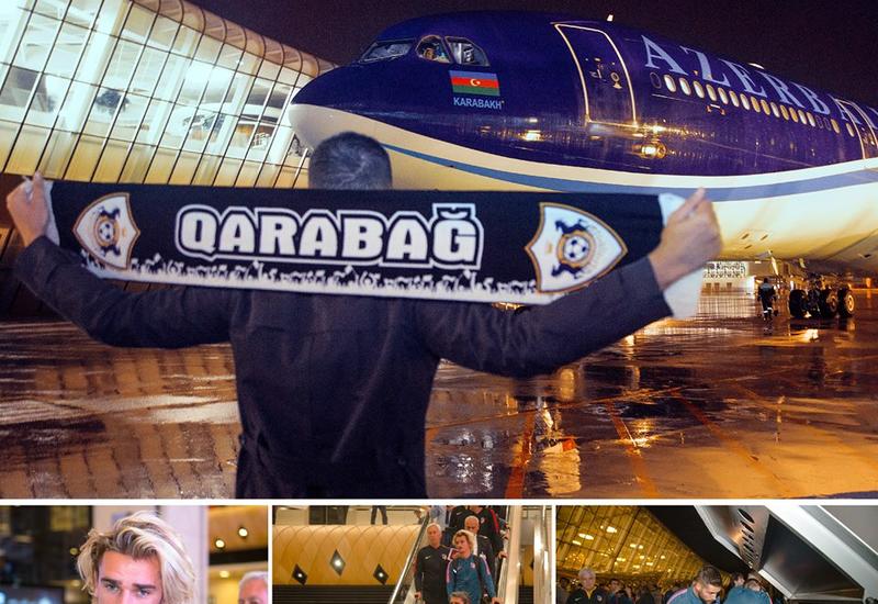 AZAL потроллил футболистов "Атлетико" и привез их на самолете "Карабах"
