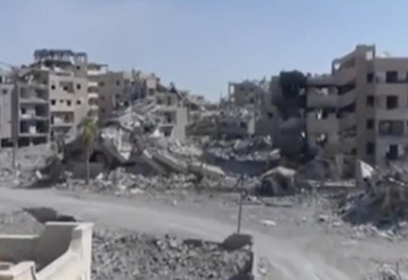 Руины освобожденной от "ИГ" Ракки сняли с беспилотника