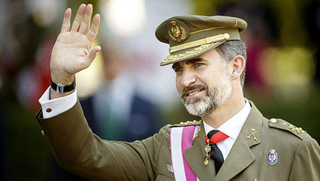 Король Испании: Мадрид должен противостоять попытке раскола страны