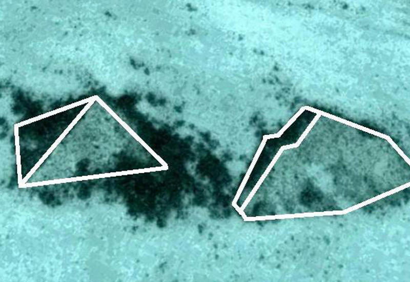 Загадочные подводные пирамиды найдены возле Багамских островов