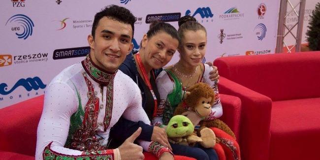 Азербайджанские акробаты завоевали три бронзовые медали на первенстве Европы