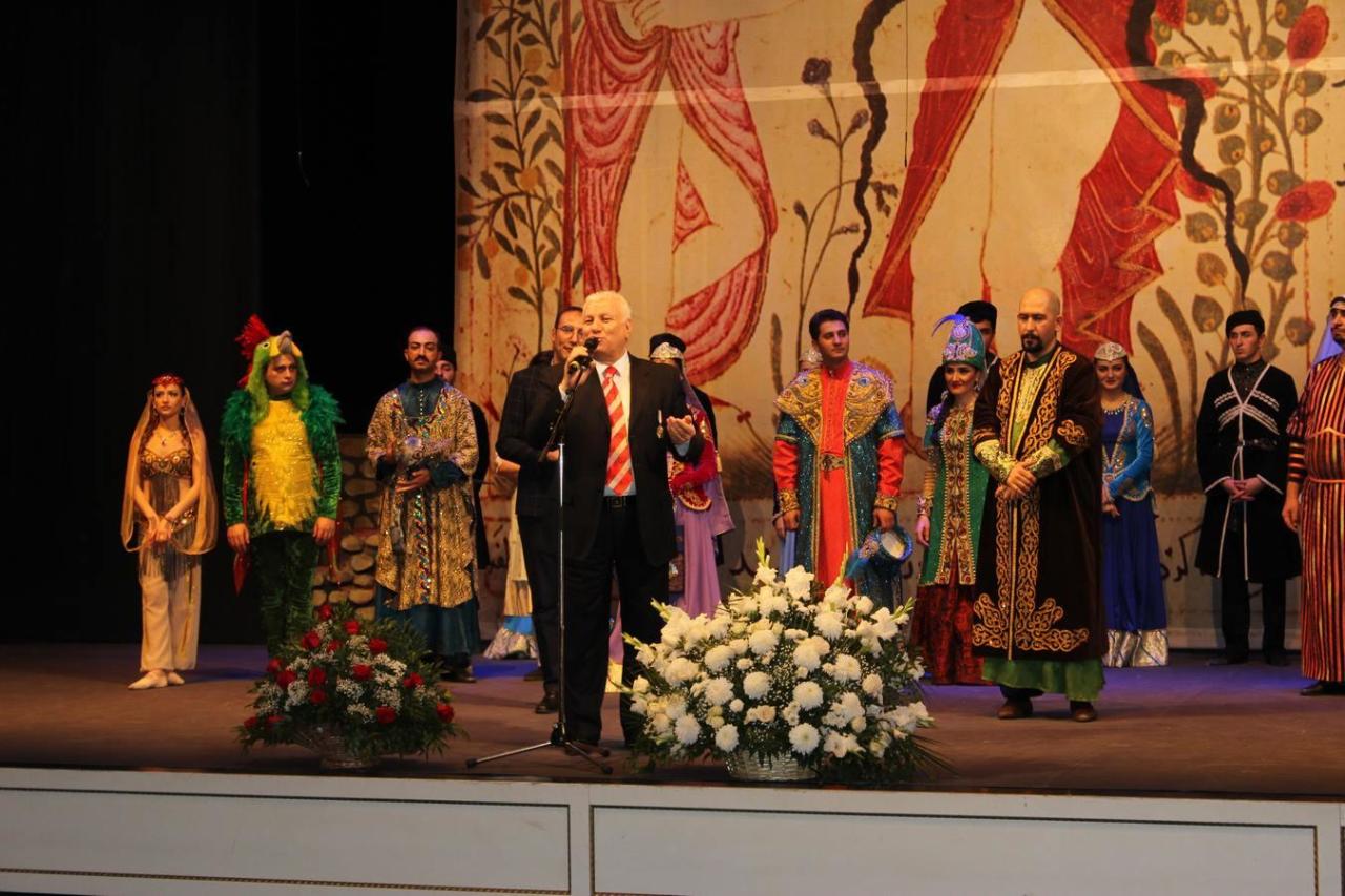 Cпектакль "999-я ночь" на бакинской сцене