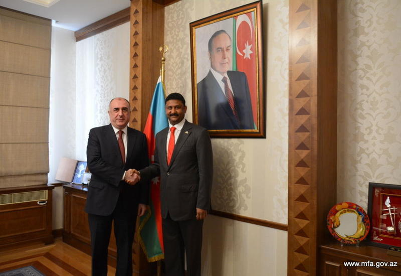 Эльмар Мамедъяров на переговорах с почетным консулом Азербайджана в Судане