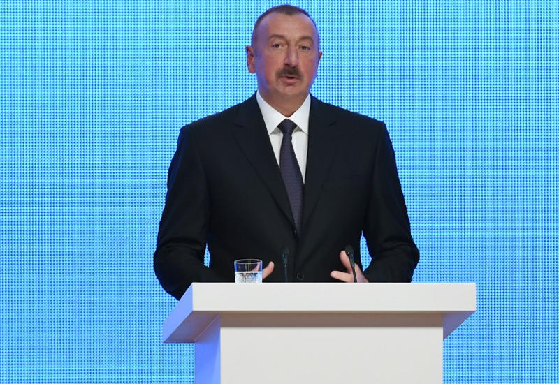 Президент Ильхам Алиев: Железная дорога Баку-Тбилиси-Карс превращается в важную часть транспортной карты Евразии