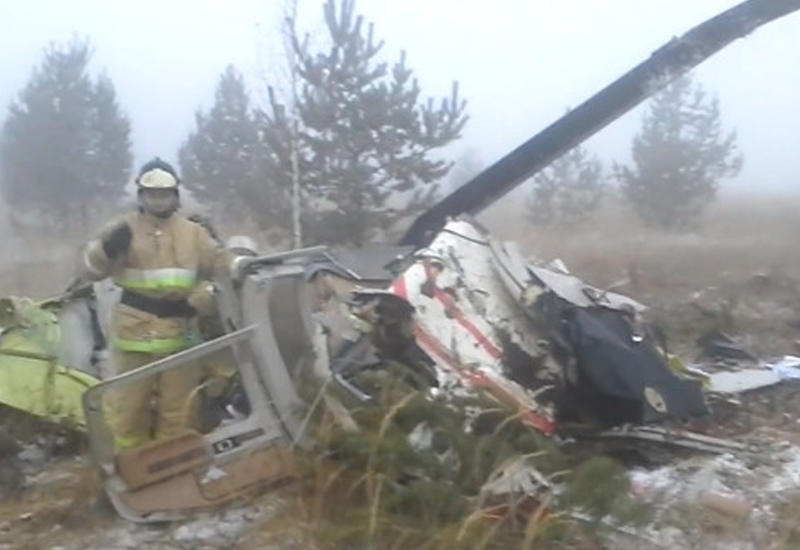 В Татарстане рухнул вертолет