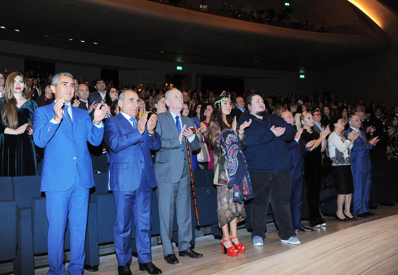 Вице-президент Фонда Гейдара Алиева Лейла Алиева присутствовала на вечере, посвященном 100-летнему юбилею композитора Тофига Гулиева