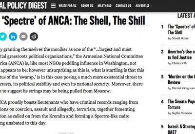 International Policy Digest разоблачило армянское лобби в США