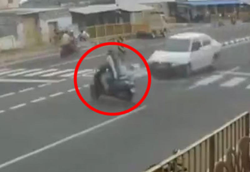 Трагический конец девушки, которая на мотоцикле вышла на дорогу, не посмотрев направо