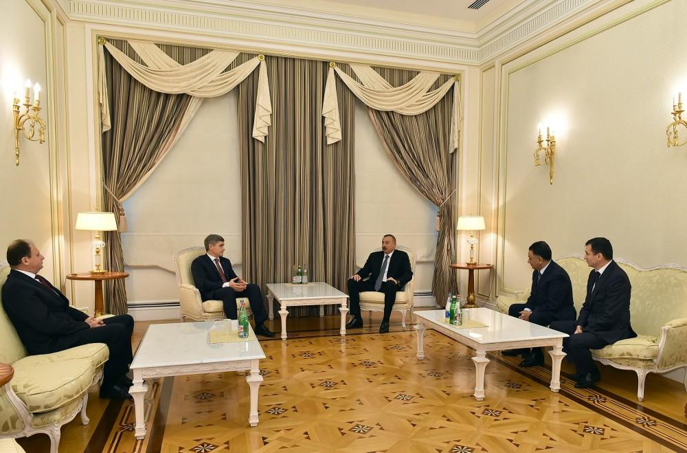 Президент Ильхам Алиев принял главу МВД Молдовы