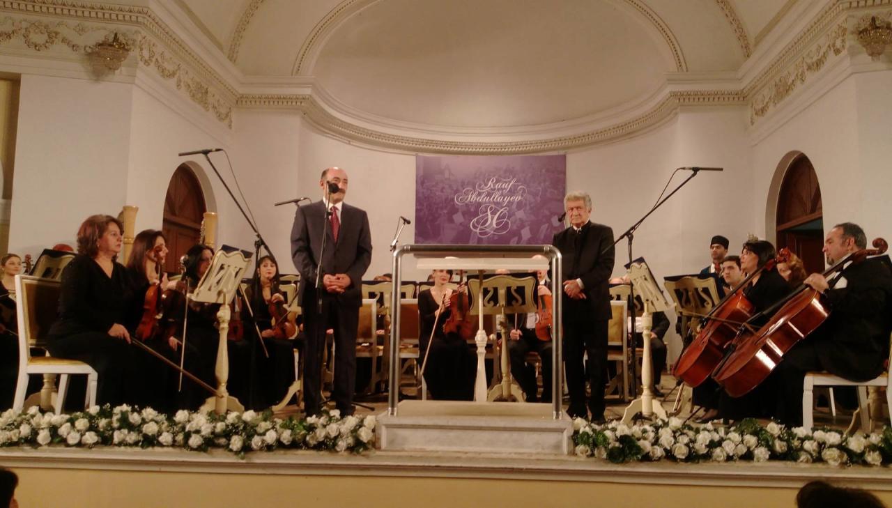 В Филармонии грандиозным концертом отметили юбилей маэстро Рауфа Абдуллаева
