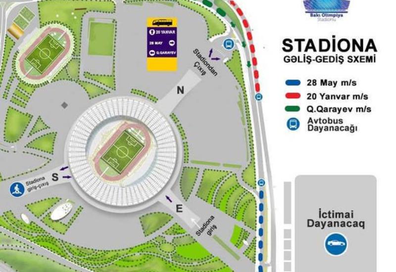 Bakı Olimpiya Stadionu “Qarabağ” – “Çelsi” oyunu ilə bağlı azarkeşlərə müraciət etdi