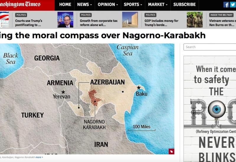 The Washington Times осуждает США за помощь сепаратистам в Карабахе
