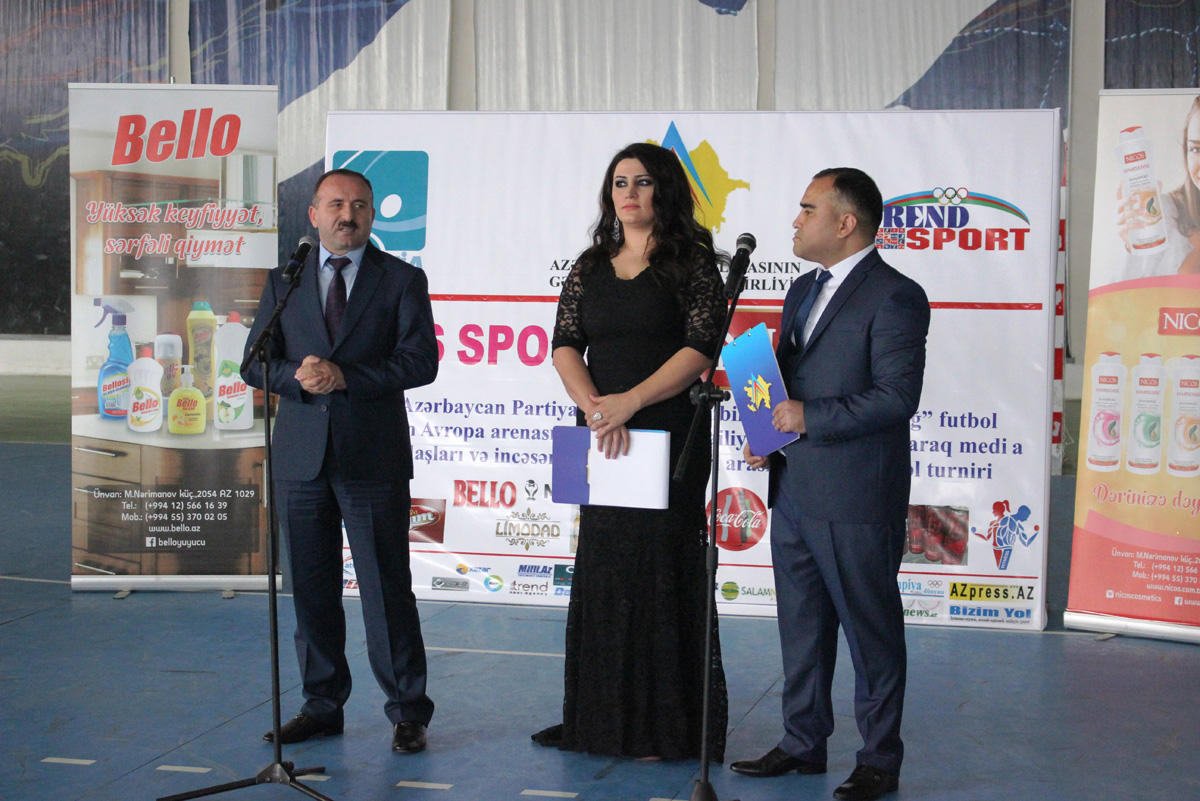 В Баку прошел турнир на Кубок Карабаха среди представителей СМИ и культуры