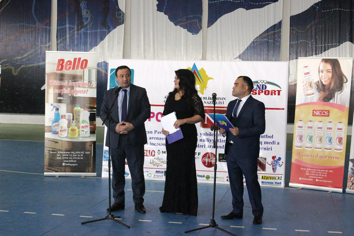 В Баку прошел турнир на Кубок Карабаха среди представителей СМИ и культуры