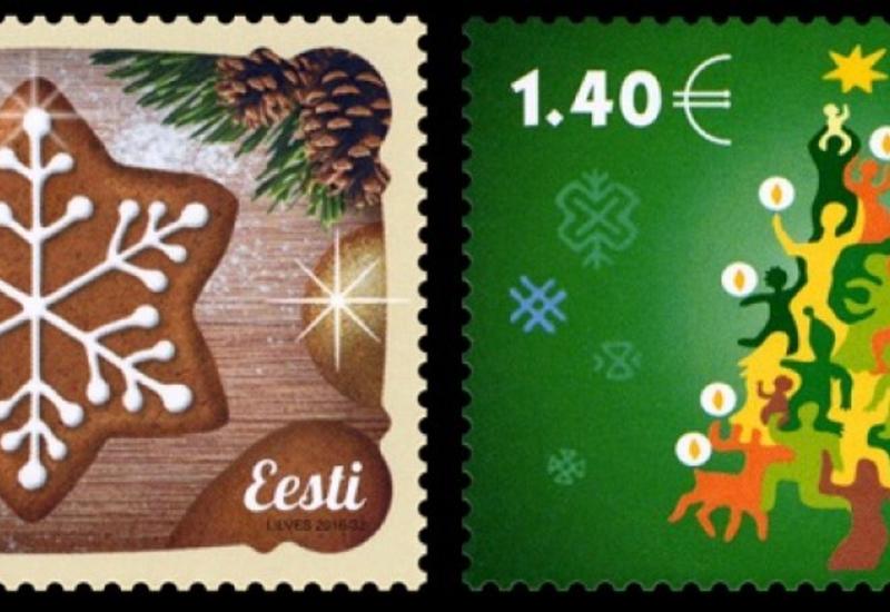 Эстония выпустит рождественскую почтовую марку с запахом корицы