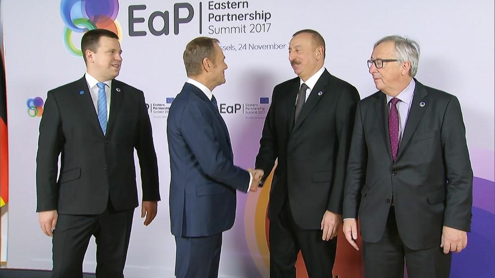 Президент Ильхам Алиев принял участие в саммите "Восточного партнерства" в Брюсселе