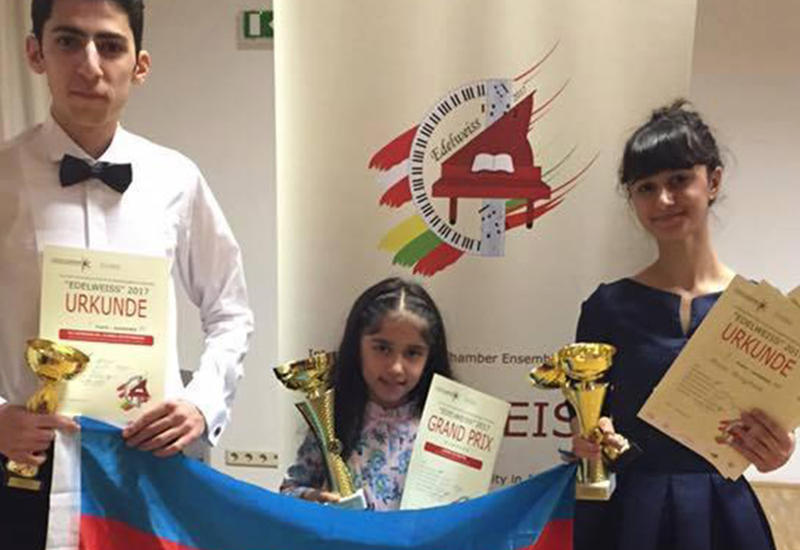 9-летняя азербайджанка удостоена премии "Edelweiss" в Австрии