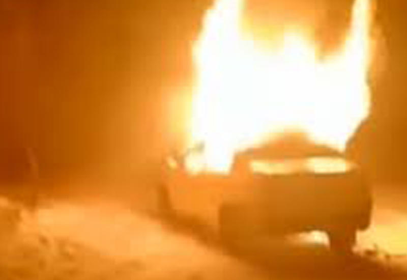 Таксиста сожгли вместе с машиной