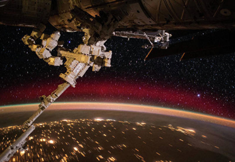 Астронавт NASA показал вид северного сияния с борта МКС