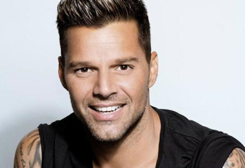 Ricky martin bangs