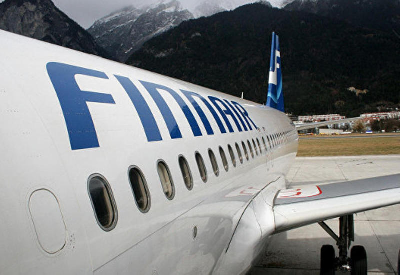 В самолет Finnair ударила молния
