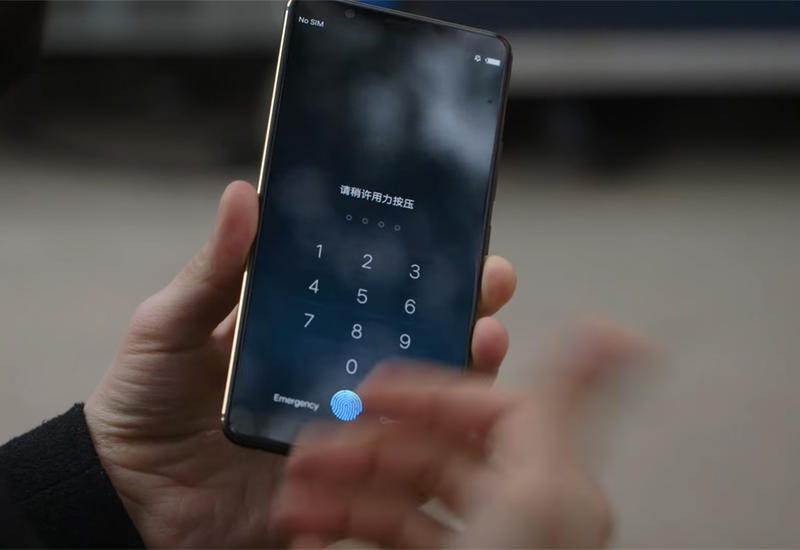 Vivo показала смартфон, сканирующий пальцы через экран