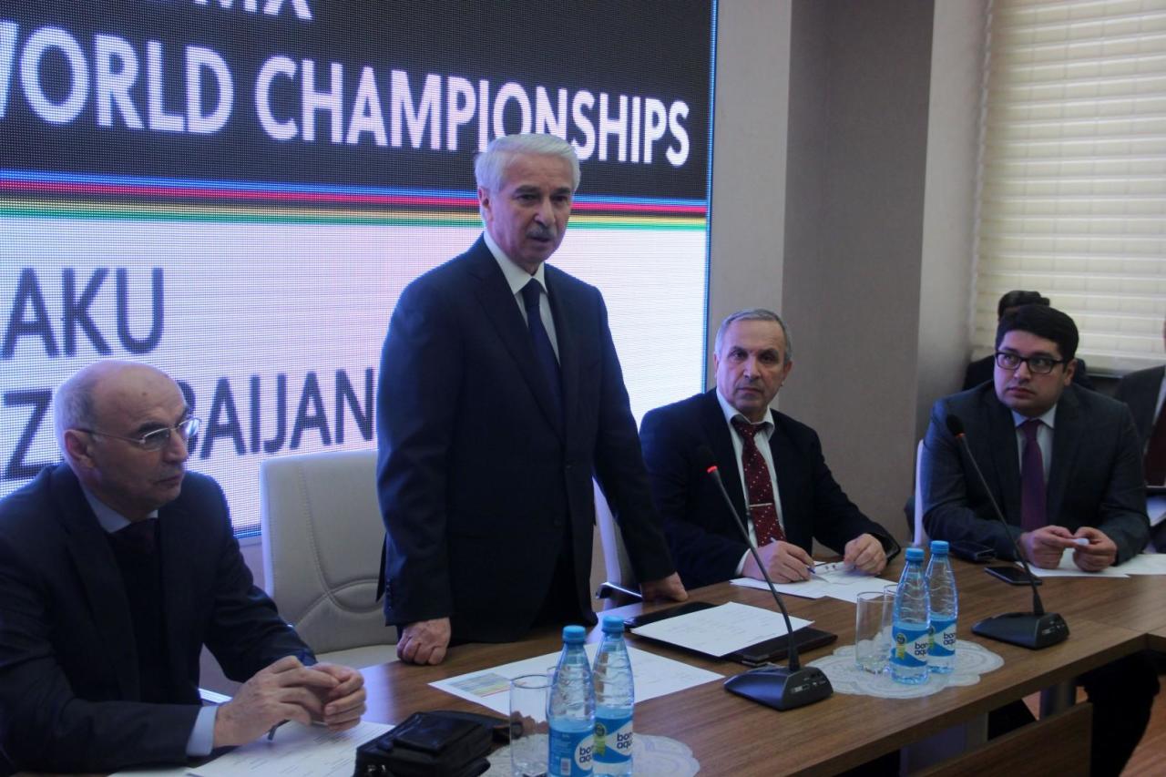 Состоялось заседание рабочей группы оргкомитета ЧМ "BMX Racing", который пройдет в Баку