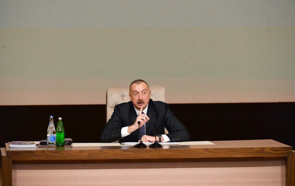 Президент Ильхам Алиев: Крупные бизнес-структуры должны осознавать свою социальную ответственность