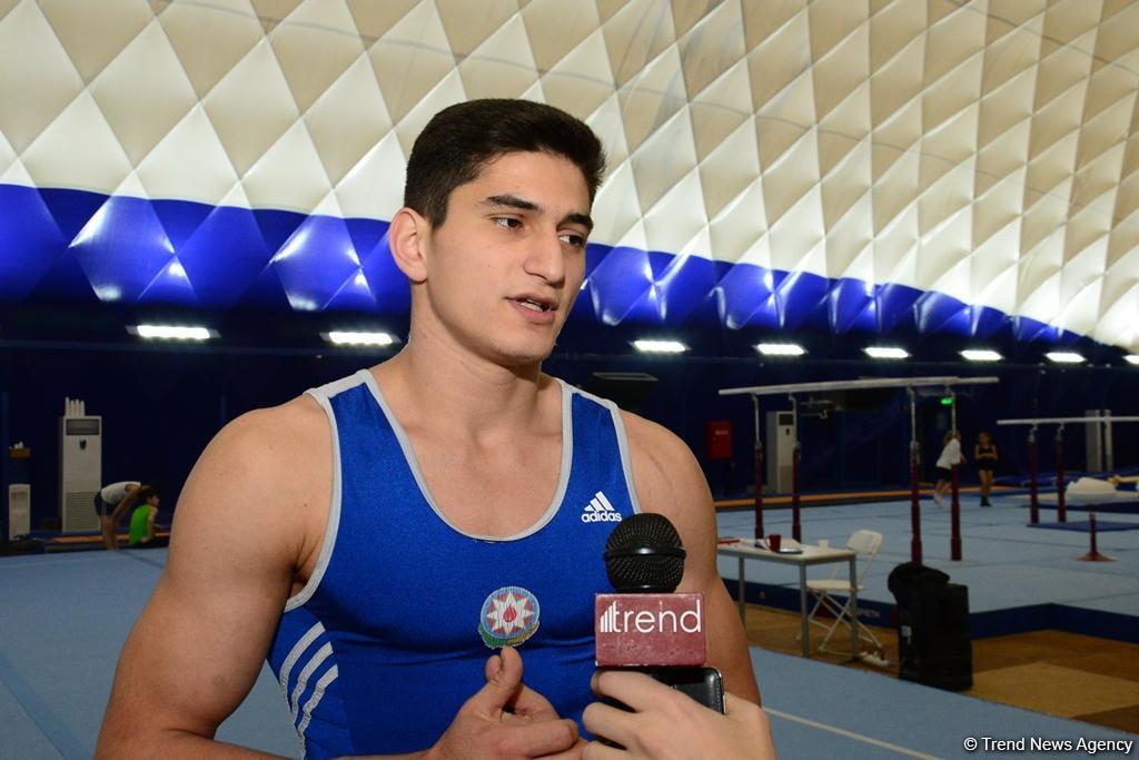 Азербайджанский гимнаст Мурад Агарзаев: На Кубке мира в Баку ставлю перед собой самые высокие цели