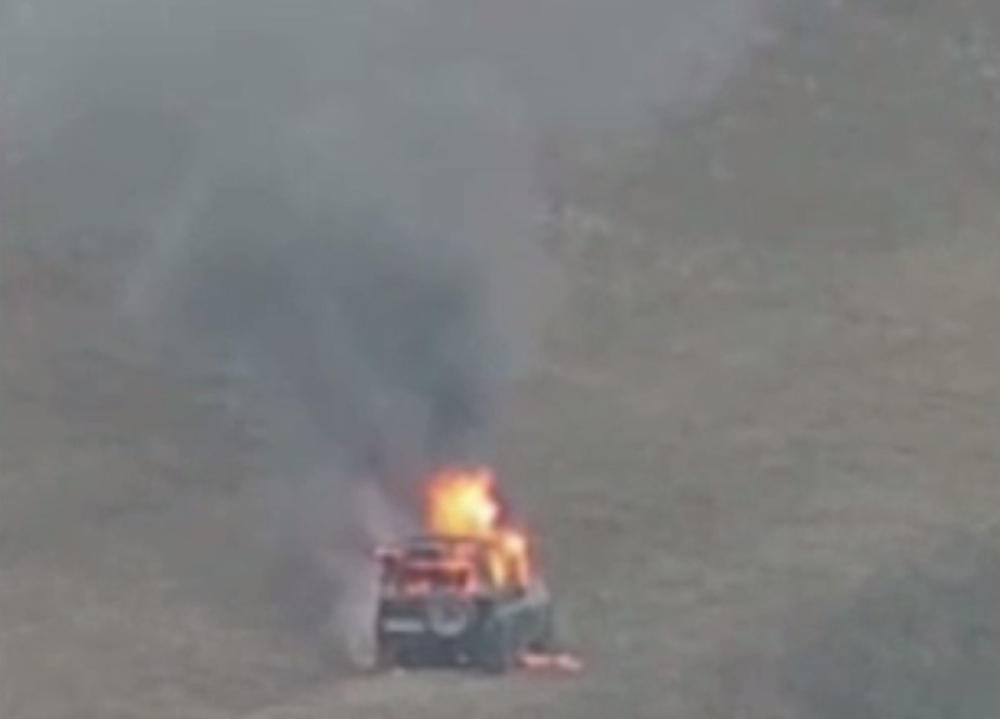 Азербайджанская армия отбросила армянскую диверсионную группу, уничтожен автомобиль