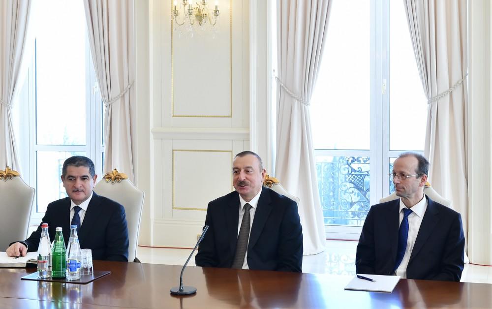 Президент Ильхам Алиев принял делегацию Восточного комитета экономики Германии - ФОТО