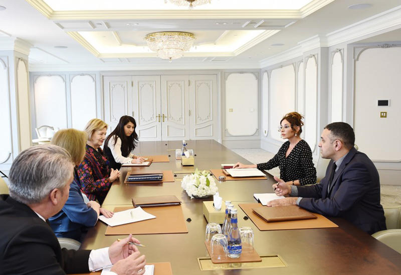 Первый вице-президент Мехрибан Алиева встретилась с торговым посланником премьер-министра Великобритании