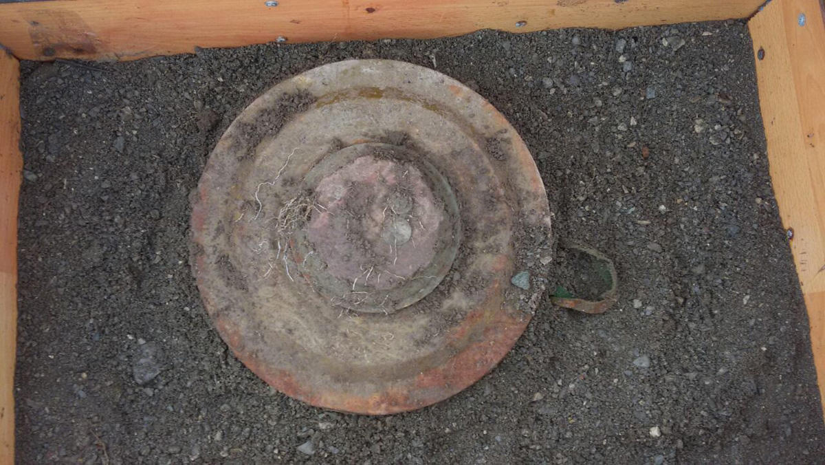 В Тертерском районе обезврежена противотанковая мина