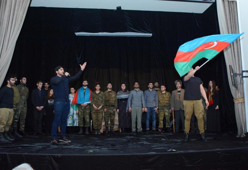 Спектакль в исполнении студентов UNEC: "26 лет без Ходжалы"
