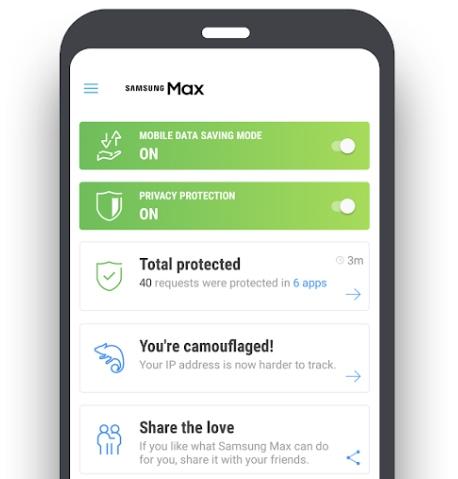 Max data. Самсунг Макс что за приложение. Data saving Mode. Your privacy is protected. Try Samsung Max, an Awesome New data-savings app for Android..