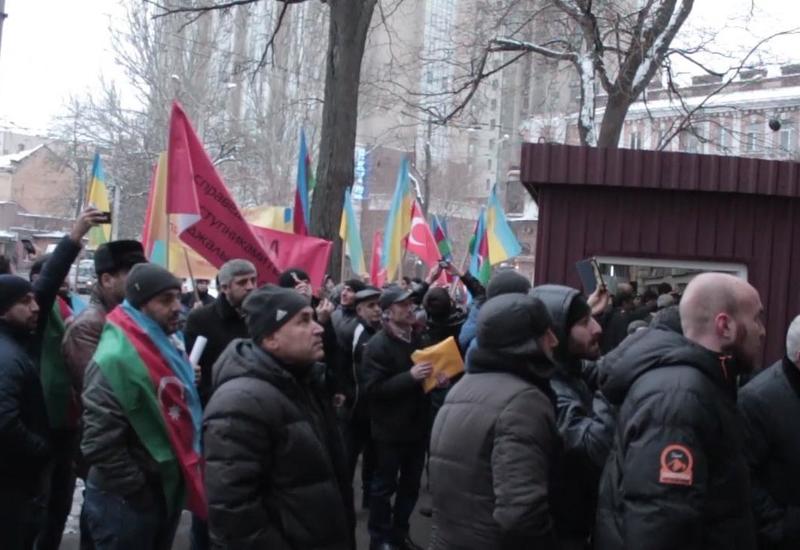В Одессе прошла акция протеста в связи с Ходжалинским геноцидом