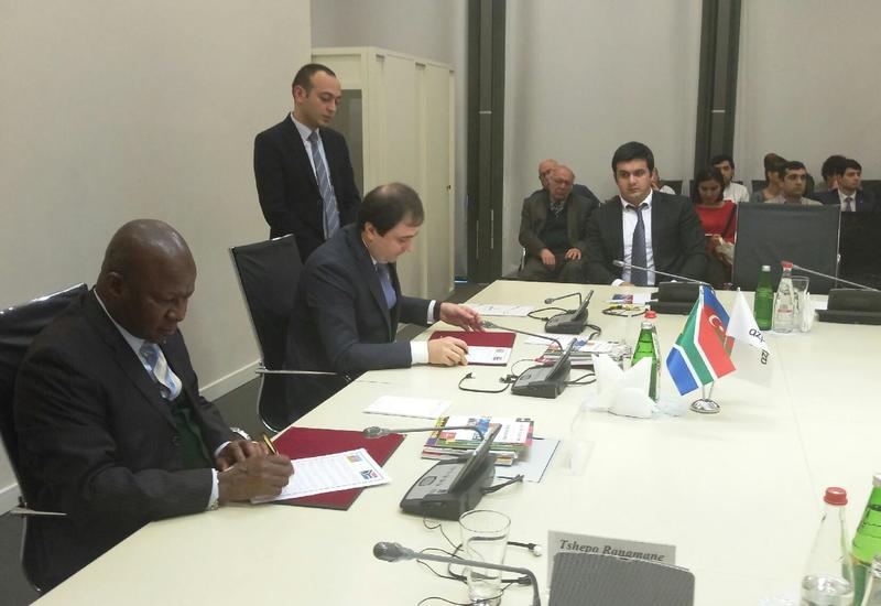 Азербайджан и ЮАР расширяют экономическое сотрудничество