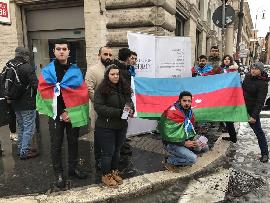 В Италии прошли просветительские акции, посвященные Ходжалинскому геноциду