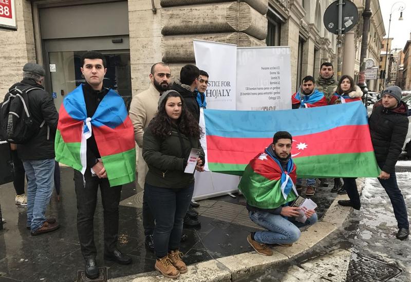 В Италии прошли просветительские акции, посвященные Ходжалинскому геноциду