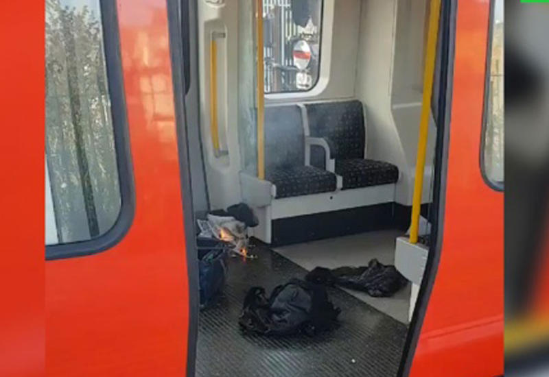 Опубликовано новое видео взрыва в поезде лондонского метро