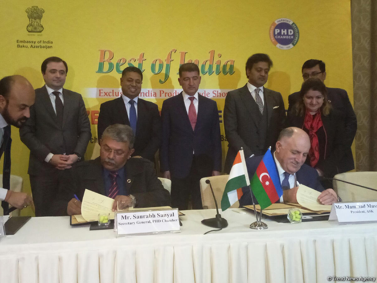 Азербайджан и Индия укрепляют экономическое сотрудничество