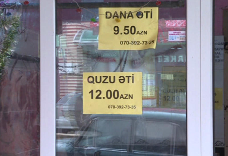 Azərbaycanda ətin qiyməti endi - 9 manat 50 qəpik